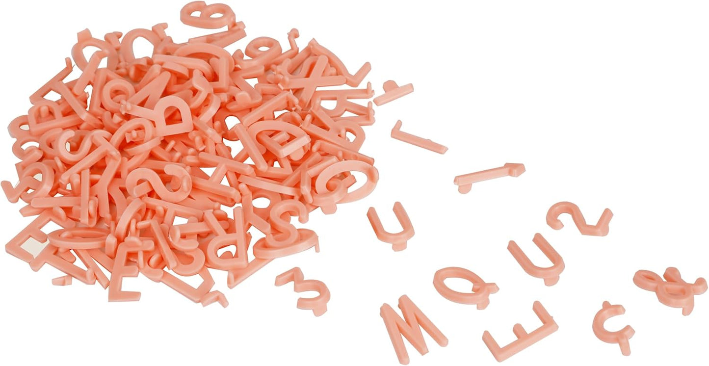 Felt Board Letters – 294-Pcs Set Letters for Letter Boards with Numbers and Symbols, 3/4-inch Message Board Letters for Felt Board