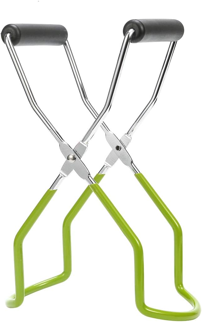 Canning Jar Lifter Tongs Stainless Steel Jar Lifter with Grip Handle for Safe and Secure Grip
