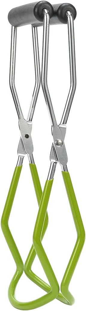 Canning Jar Lifter Tongs Stainless Steel Jar Lifter with Grip Handle for Safe and Secure Grip