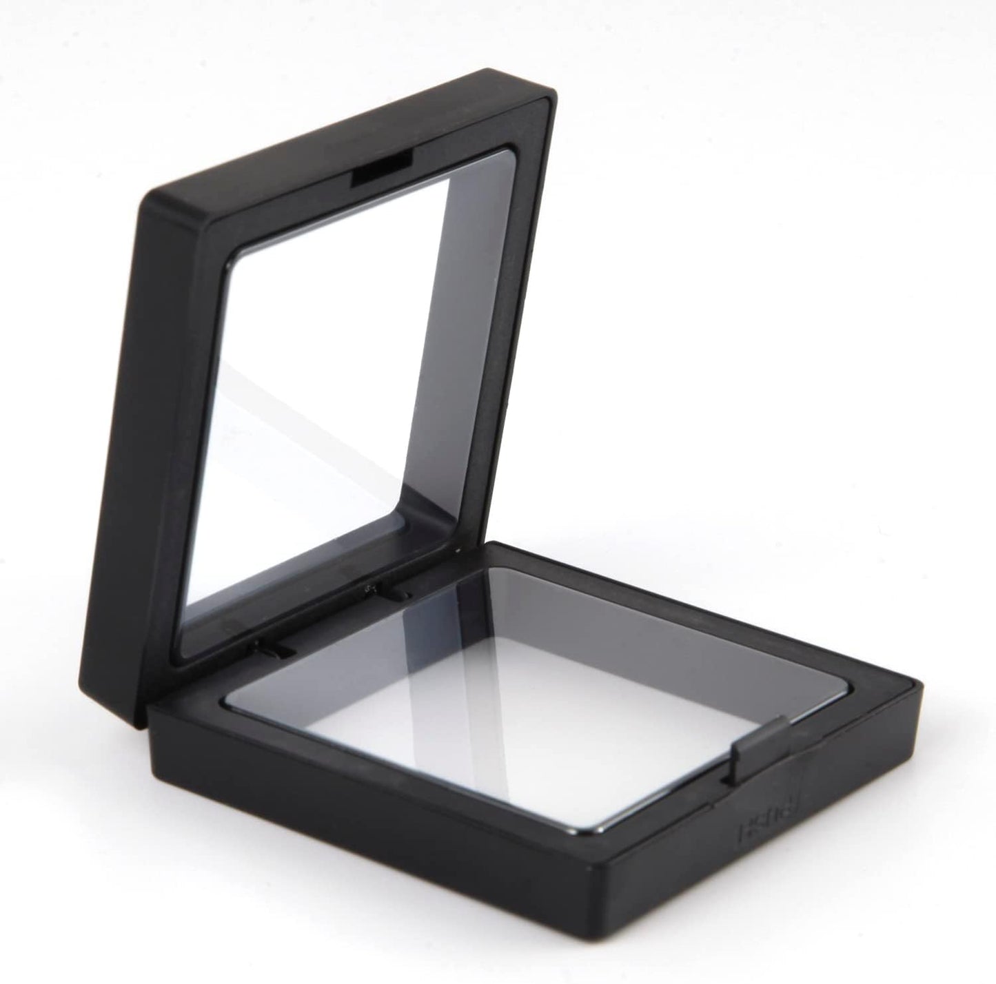 C Crystal Lemon 10-Piece Coin Display Set – Black Case for Challenge Coins, Medals & Jewelry