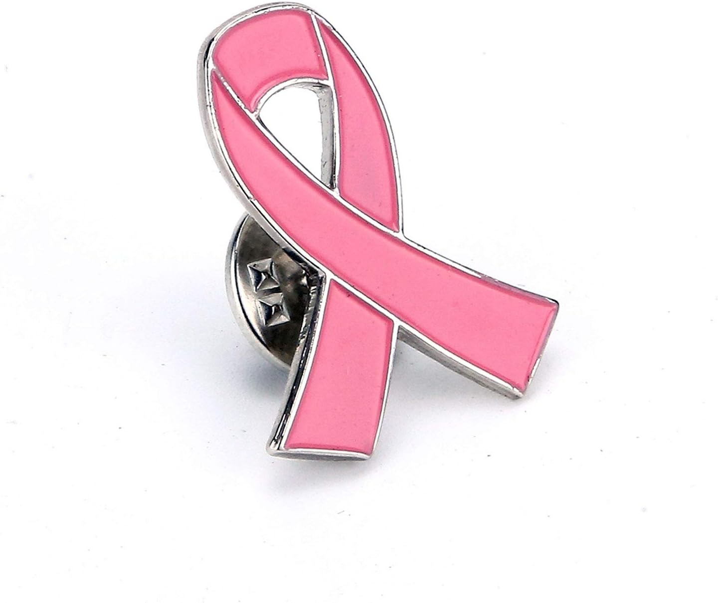 Pack of 10, Official Breast Cancer Awareness Pink Label Pin, Breast Cancer Gifts for Women