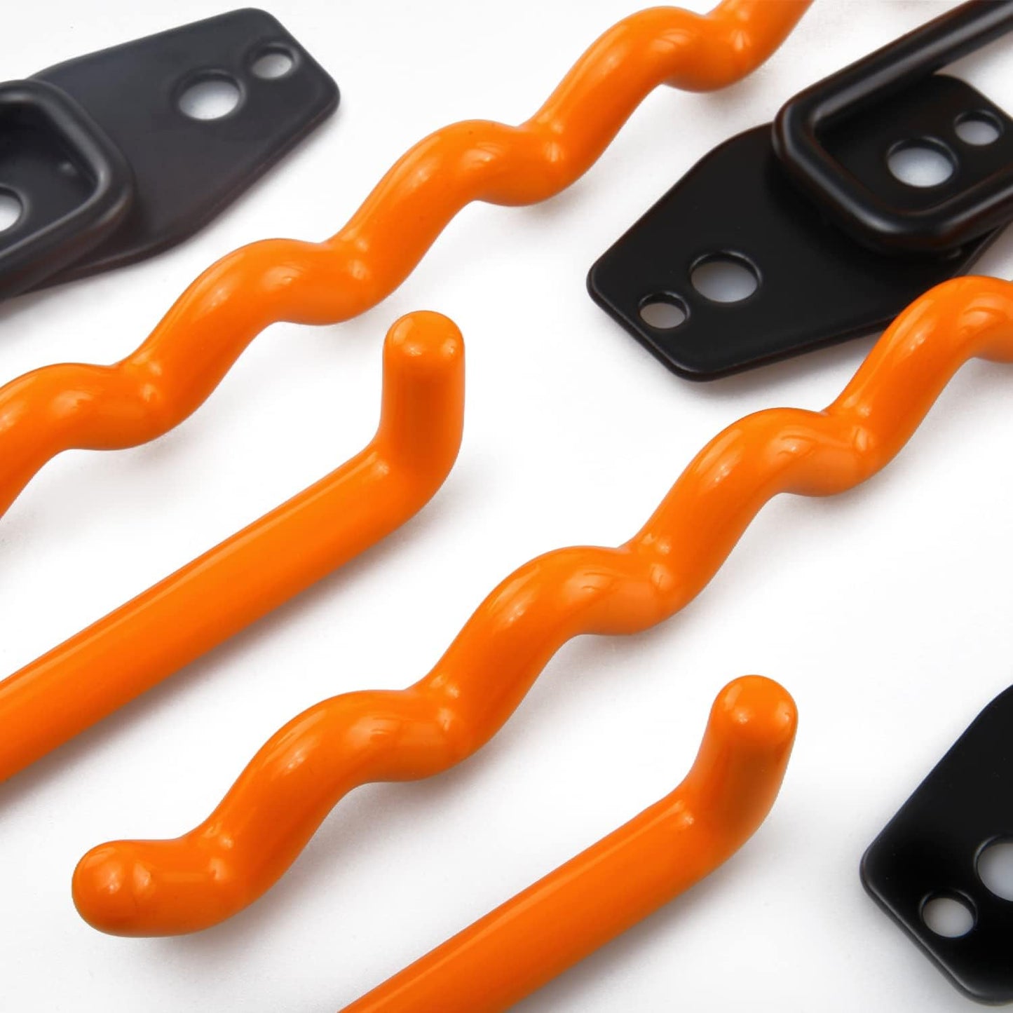 Garage Hooks – 12-Pcs Wall-Mounted Storage Hooks for Garage, Tools, Bikes, Ladders, with Anti-Slip Coating
