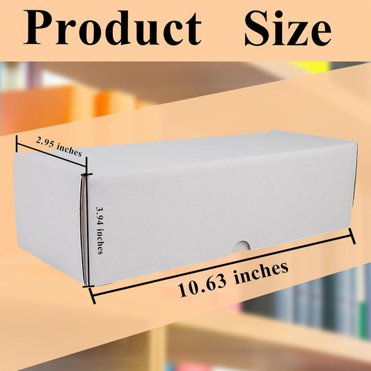 Crystal Lemon Trading Card Storage Box – 4 Pack Cardboard Boxes for Baseball & Sports Cards