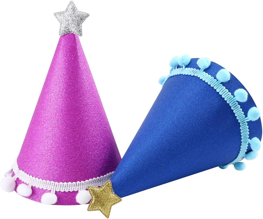 Pack of 10, Party Hats, Birthday hat for Adults and Kids (Multicolor)