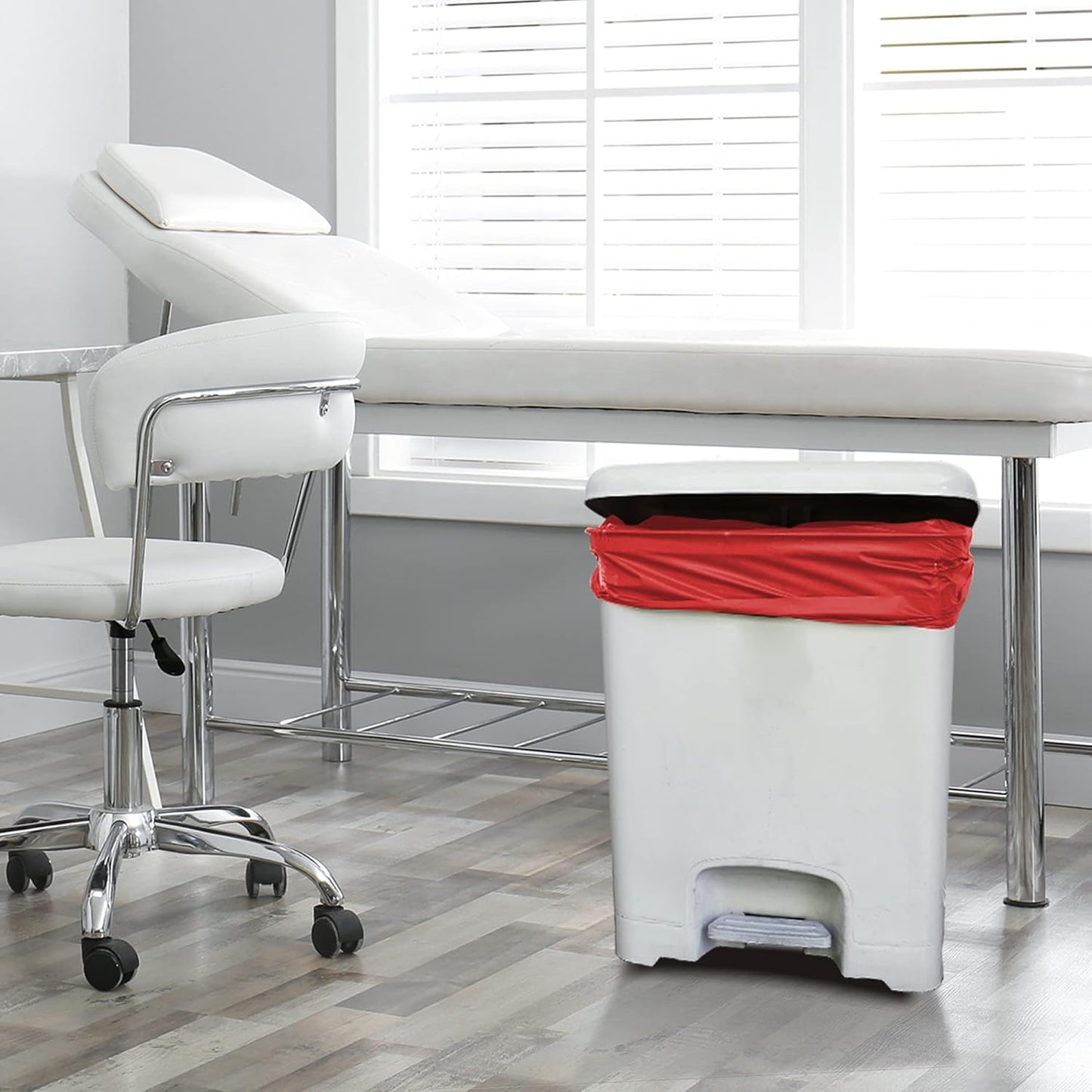 C Crystal Lemon Biohazard Bags – 10 Gallon Heavy-Duty Medical Waste Disposal Bags – Thick, Durable Trash Bags for Safety Use