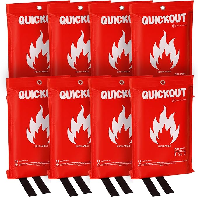 Fire Blanket – Fiberglass Emergency Fire Retardant for Outdoor Use, Easy to Use, Ideal for Home Safety