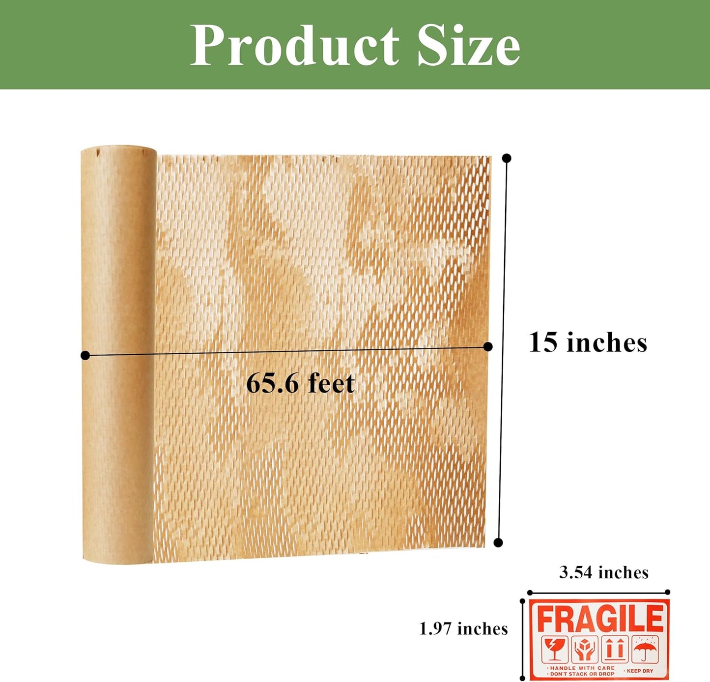Crystal Lemon Honeycomb Packing Paper – Durable Shipping Wrap for Fragile Items & Gift Packaging