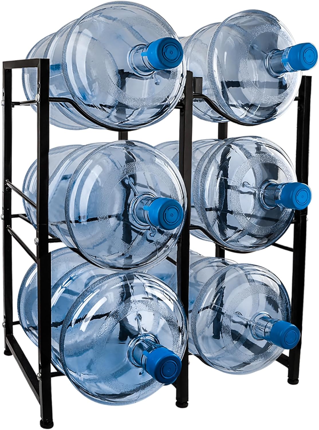 5-Gallon Water Jug Holder – Cast Iron Storage Rack for 5-Gallon Bottles with Removable Tiers
