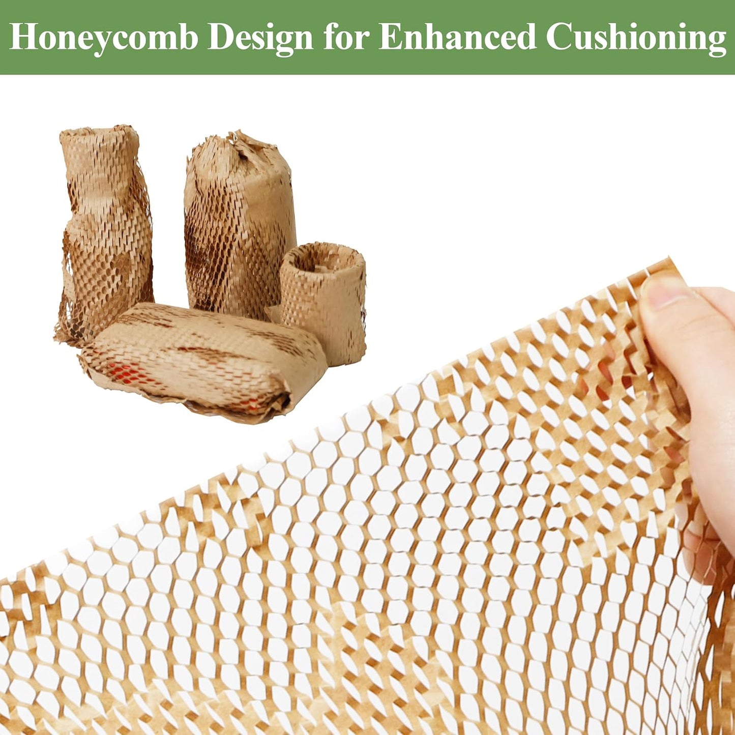Crystal Lemon Honeycomb Packing Paper – Durable Shipping Wrap for Fragile Items & Gift Packaging
