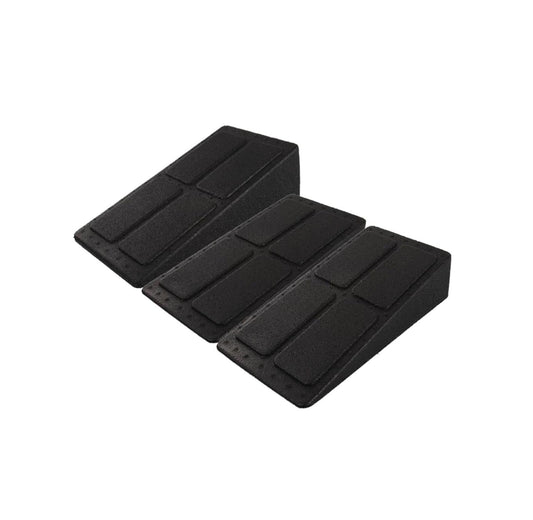 C Crystal Lemon Slant Board – 3-Piece Foam Calf Stretcher with Adjustable Angles – Durable for Squats & Recovery
