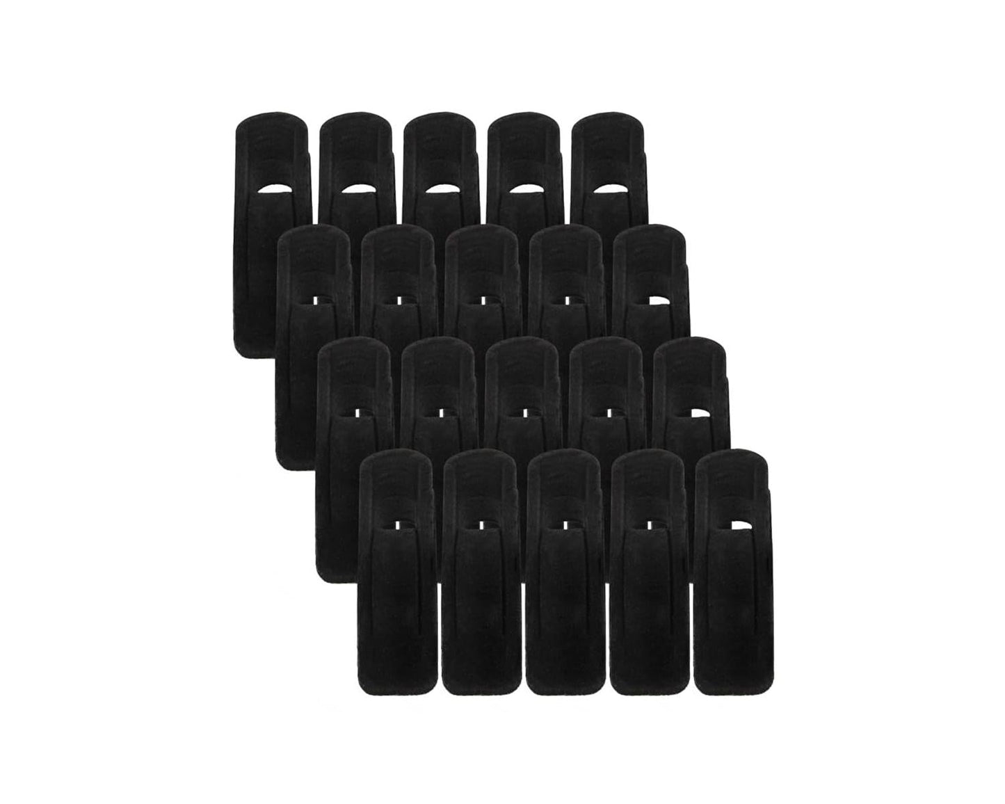 Velvet Hangers – 20-Pack Premium Clip Hangers, Non-Slip for Pants, Baby Clothes, Skirts, Dresses