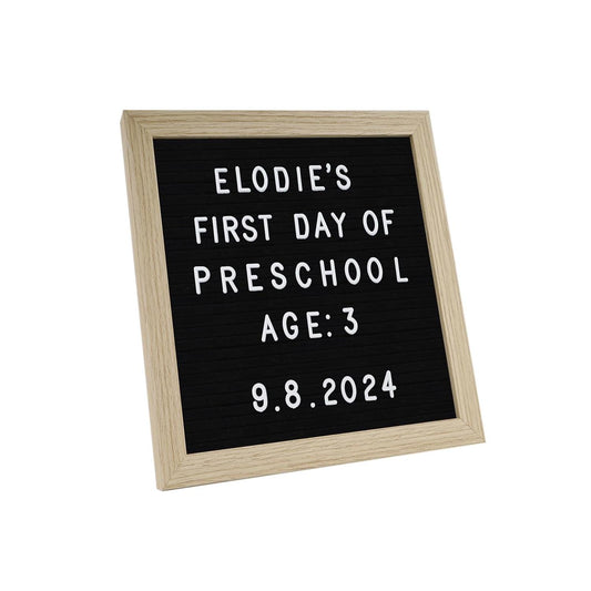 10x10 Felt Letter Board – 336 Letters & Symbols – Changeable Message Board for Home, Office & Parties