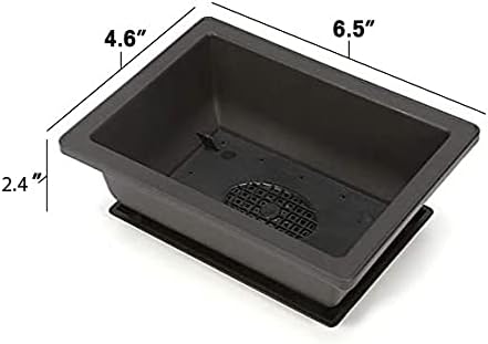 Bonsai Pots with Tray – 3pcs Plastic Planters with Mesh & Drain Holes for Indoor Plants