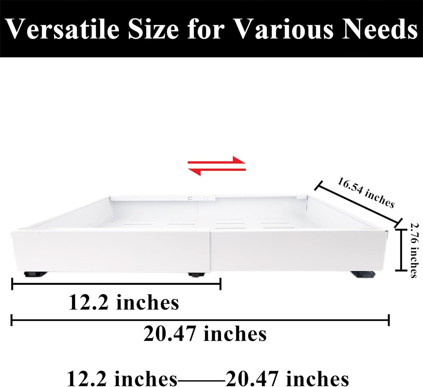 Pull-Out Cabinet Organizer – Adjustable Width Drawer for Kitchen Cabinets