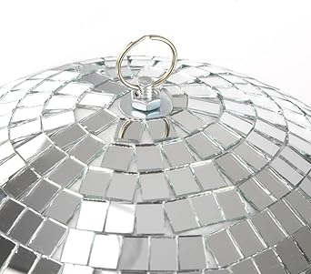 C Crystal Lemon Disco Ball – Fun, Shiny Mirror Ball Ornament for Parties, Weddings & Events – Elegant Glass Design (12 & 16 inches)