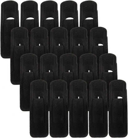 Velvet Hangers – 20-Pack Premium Clip Hangers, Non-Slip for Pants, Baby Clothes, Skirts, Dresses