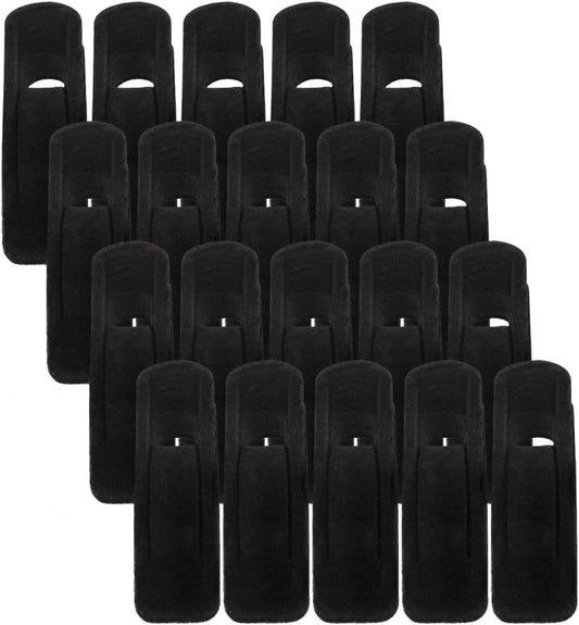Velvet Hangers – 20-Pack Premium Clip Hangers, Non-Slip for Pants, Baby Clothes, Skirts, Dresses