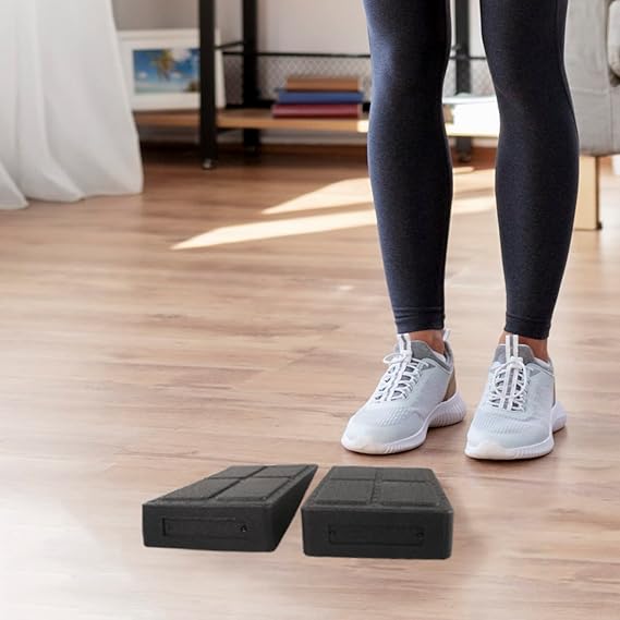C Crystal Lemon Slant Board – 3-Piece Foam Calf Stretcher with Adjustable Angles – Durable for Squats & Recovery