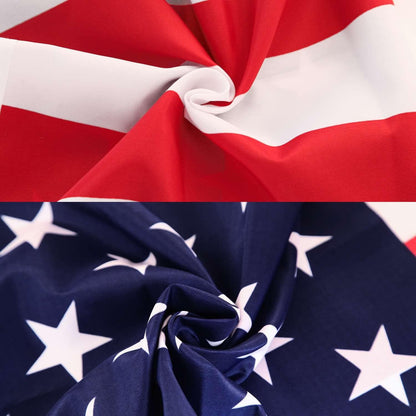 American Flag 3x5 for Outdoors – USA Flag for Home, Yard – High Wind Polyester Material – Ideal for 4th of July, Thanksgiving