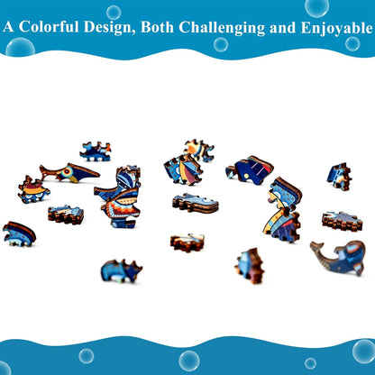 C Crystal Lemon's Jigsaw Puzzle Unique Wooden Puzzle for Adults, Kids & Toddlers – Perfect Family Activity & Cool Custom Gift