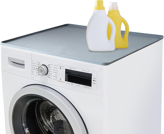 Crystal Lemon Silicone Mat for Washer & Dryer – Non-Slip Top Cover for Appliance Protection