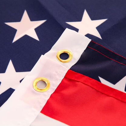 American Flag 3x5 for Outdoors – USA Flag for Home, Yard – High Wind Polyester Material – Ideal for 4th of July, Thanksgiving