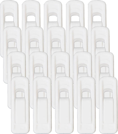 Velvet Hangers – 20-Pack Premium Clip Hangers, Non-Slip for Pants, Baby Clothes, Skirts, Dresses