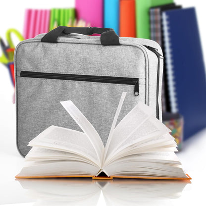 Crystal Lemon Bible Cover – 12.6" x 9.85" Case with Handles, Pockets & Pen Slots for Men & Women