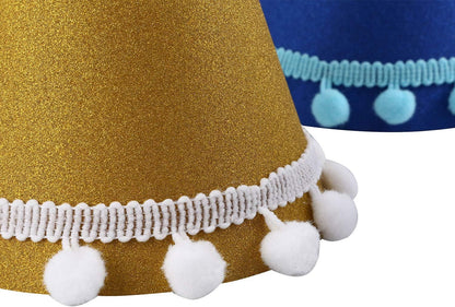 Pack of 10, Party Hats, Birthday hat for Adults and Kids (Multicolor)