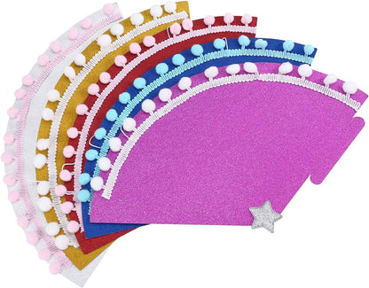 Pack of 10, Party Hats, Birthday hat for Adults and Kids (Multicolor)