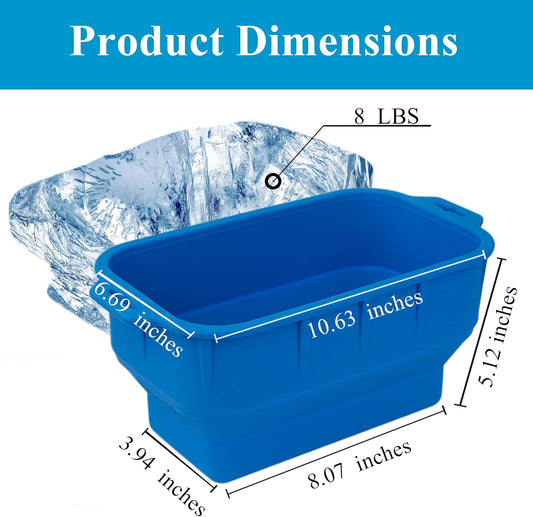 CRYSTAL LEMON Ultimate Large Ice Cube Molds for Ice Bath, Cold Plunge Tub, and Ice Bath Chiller Solutions
