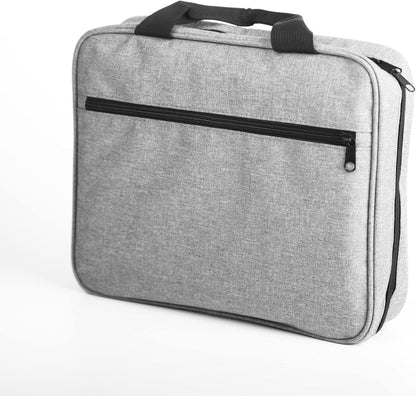 Crystal Lemon Bible Cover – 12.6" x 9.85" Case with Handles, Pockets & Pen Slots for Men & Women