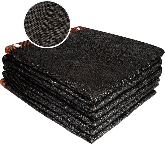Crystal Lemon 10x19.5ft Shade Cloth – 80% Sun Block Mesh Tarp with Grommets for Garden & Patio