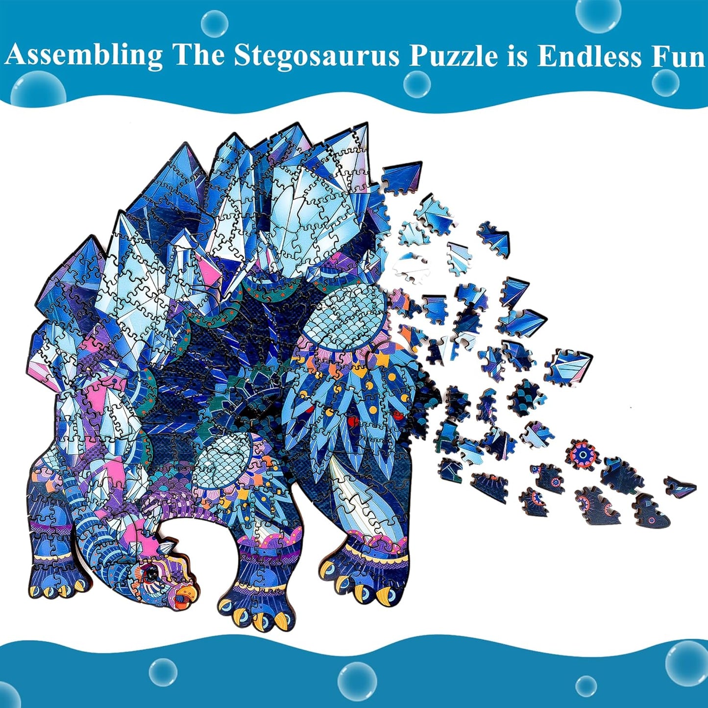C Crystal Lemon's Jigsaw Puzzle Unique Wooden Puzzle for Adults, Kids & Toddlers – Perfect Family Activity & Cool Custom Gift