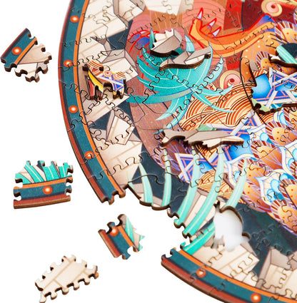 C Crystal Lemon's Jigsaw Puzzle Unique Wooden Puzzle for Adults, Kids & Toddlers – Perfect Family Activity & Cool Custom Gift