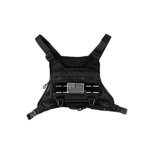 Crystal Lemon Running Chest Pack – Waterproof Adjustable Vest Bag with Reflective Strips, Phone Holder for Men