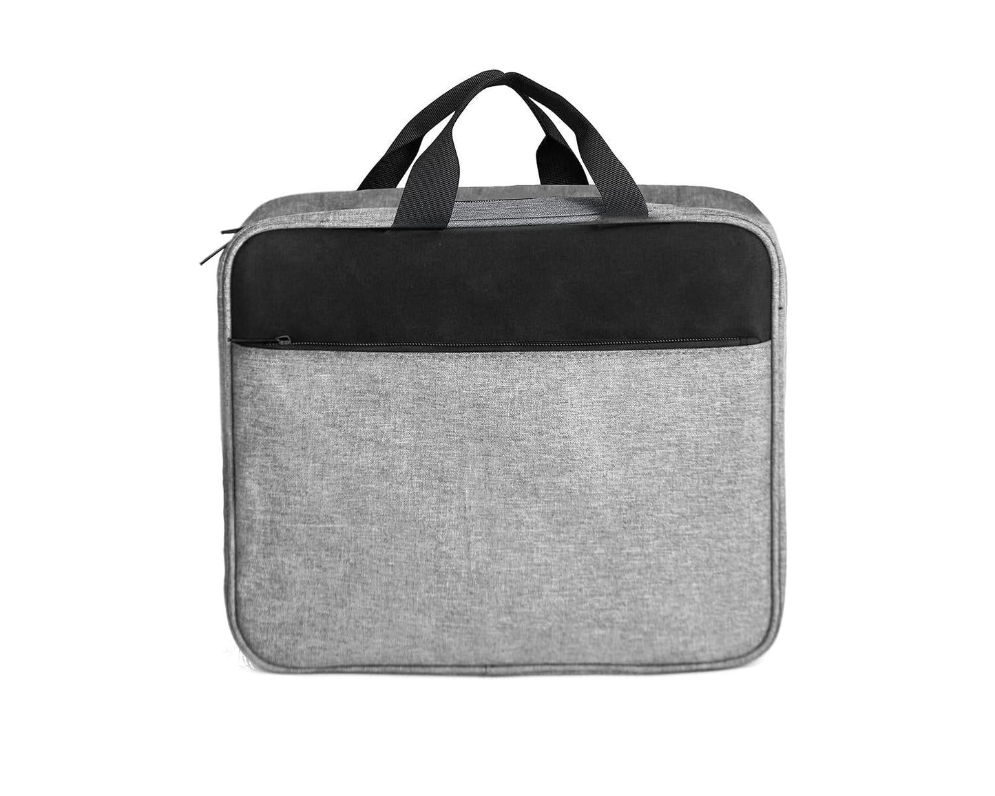 Crystal Lemon Bible Cover – 12.6" x 9.85" Case with Handles, Pockets & Pen Slots for Men & Women